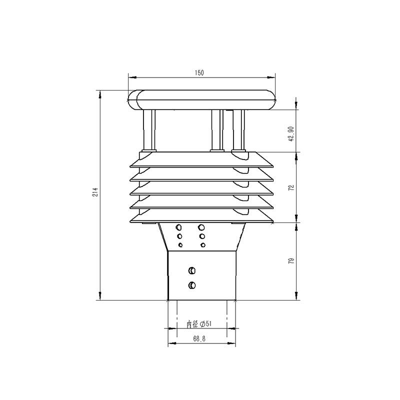 風力發電傳感器產品尺寸圖